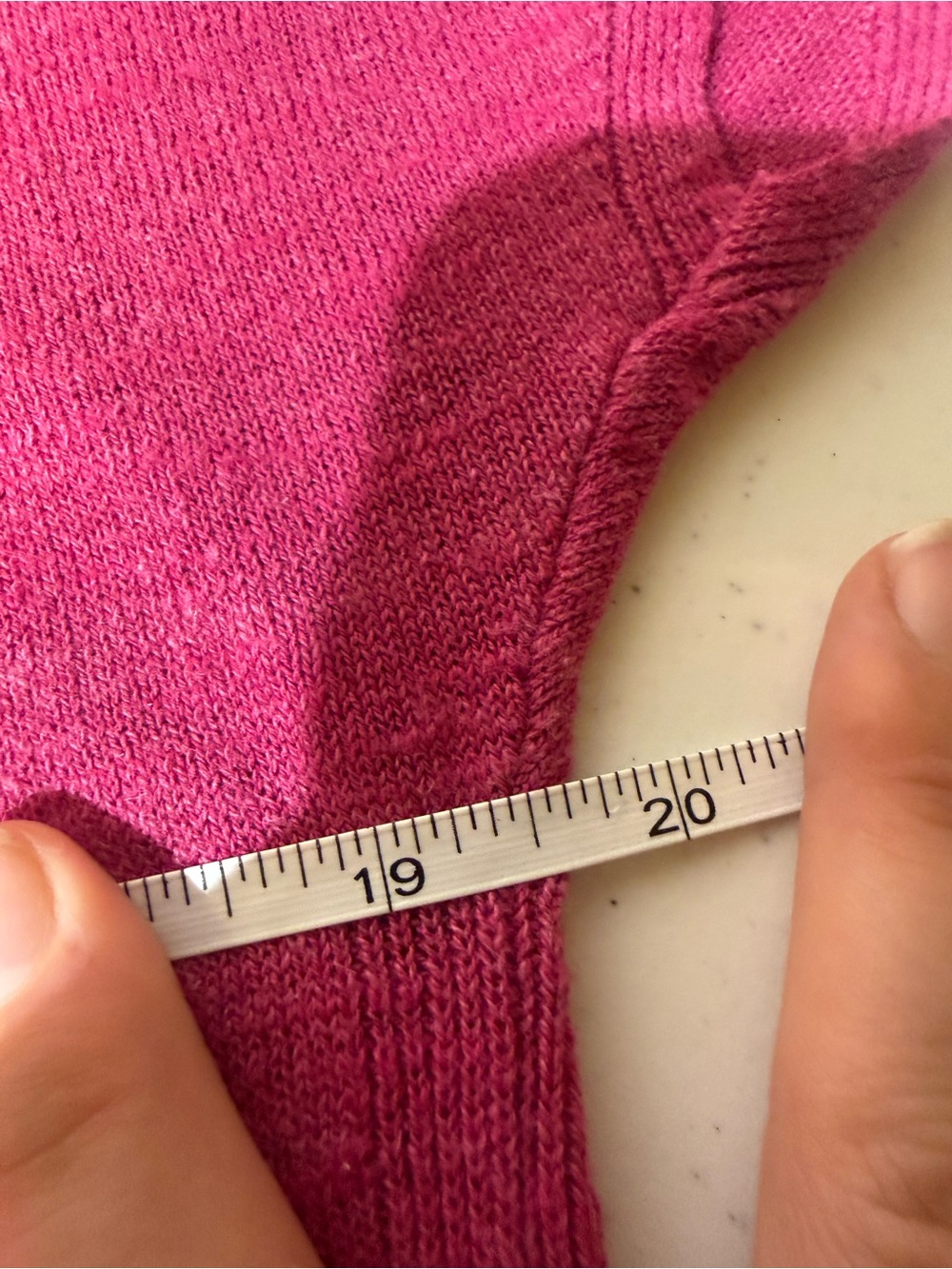Banana Republic Linen Blend Short Sleeve Sweater Top‎ Pink Small Relaxed - Picture 8 of 9